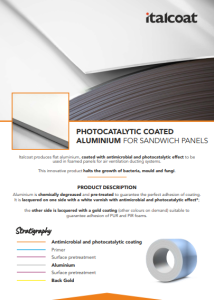 photocatalytic coated